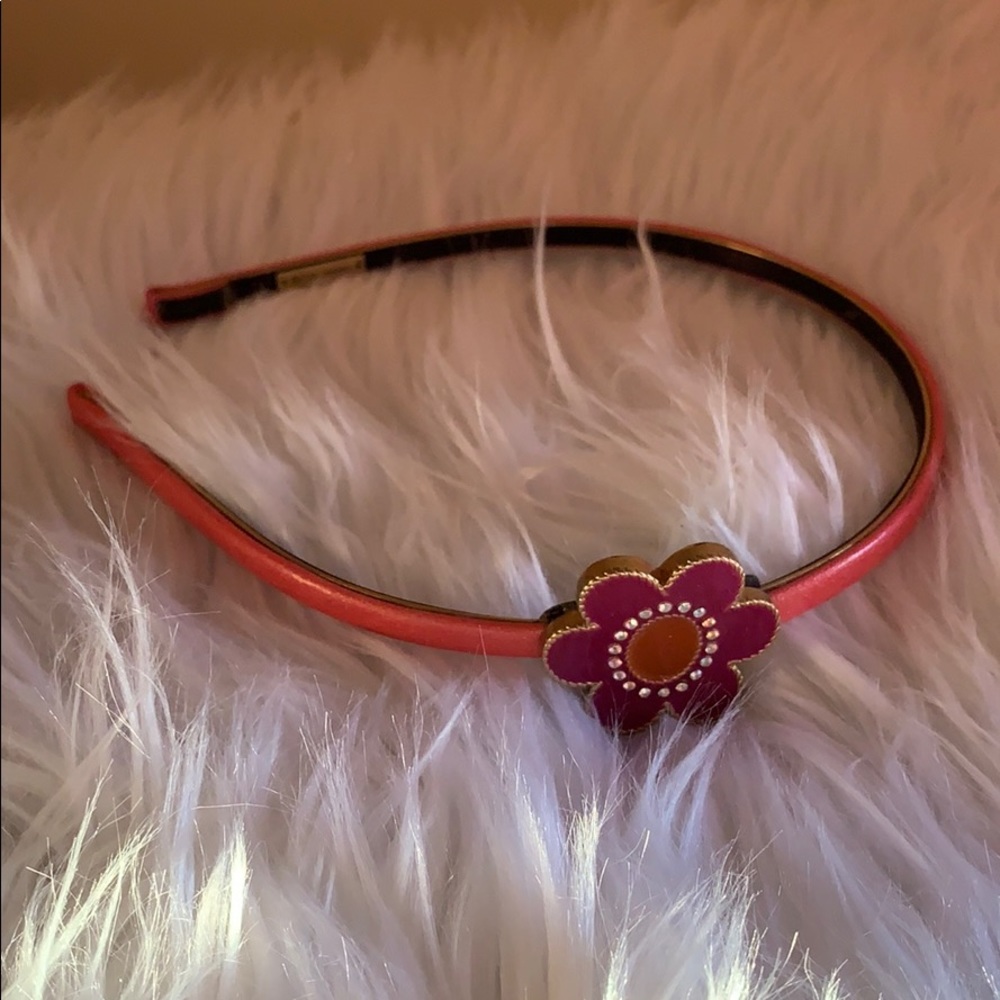Betsey Johnson Pink Flower Headband